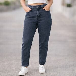 Aeropostale Curvy Mom Jeans Women's Size 2 Dark Wash High Rise Denim